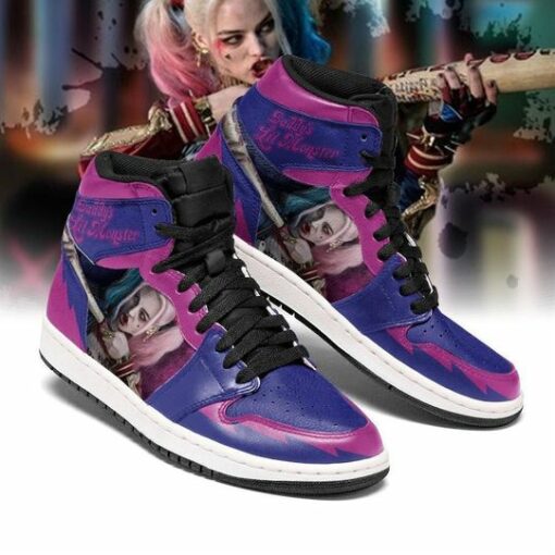 Harley Quinn Custom Shoes - Air Jordan 1 Sneakers 2