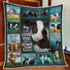 I Will Love You Till The Cows Come Home Quilt Blanket Geembi 3