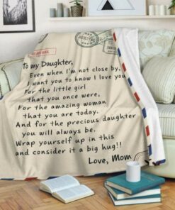 To My Daughter Premium Blanket 4
