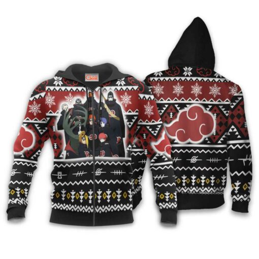 Akatsuki Clan Christmas Sweater Custom Naruto Xmas Gifts Idea - 2 - GearAnime