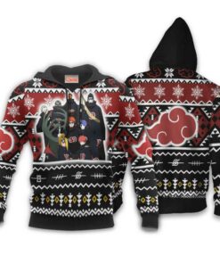 Akatsuki Clan Christmas Sweater Custom Naruto Xmas Gifts Idea - 3 - GearAnime