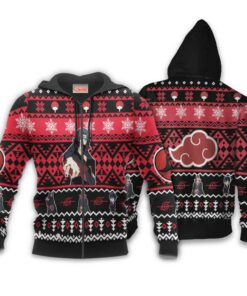 Akatsuki Itachi Ugly Christmas Sweater Custom Naruto Xmas Gifts Idea - 2 - GearAnime