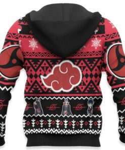 Akatsuki Itachi Ugly Christmas Sweater Custom Naruto Xmas Gifts Idea - 4 - GearAnime