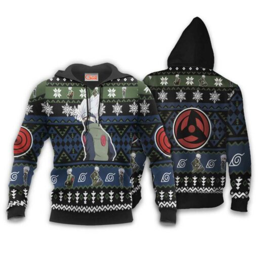 Hatake Kakashi Ugly Christmas Sweater Custom Naruto Xmas Gifts Idea - 3 - GearAnime