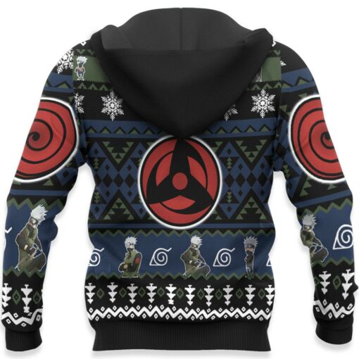 Hatake Kakashi Ugly Christmas Sweater Custom Naruto Xmas Gifts Idea - 4 - GearAnime