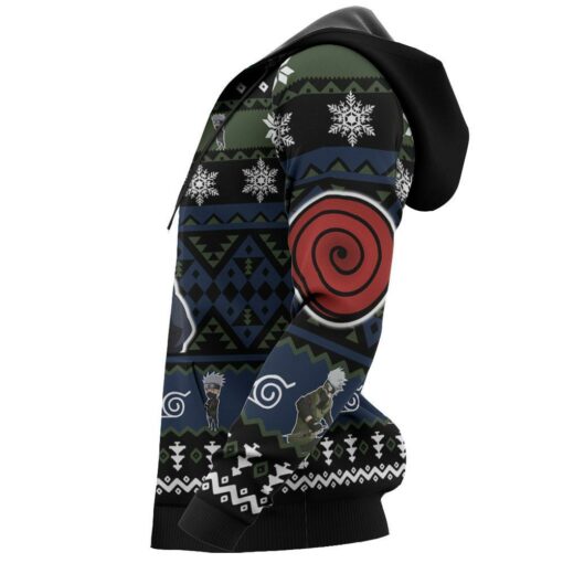 Hatake Kakashi Ugly Christmas Sweater Custom Naruto Xmas Gifts Idea - 5 - GearAnime
