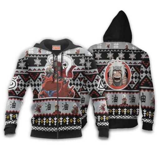Jiraiya Ugly Christmas Sweater Custom Naruto Xmas Gifts Idea - 2 - GearAnime
