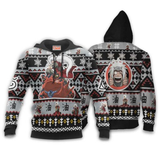 Jiraiya Ugly Christmas Sweater Custom Naruto Xmas Gifts Idea - 3 - GearAnime