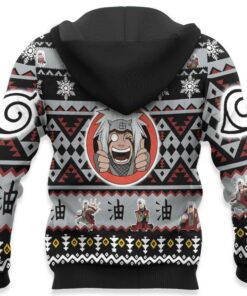 Jiraiya Ugly Christmas Sweater Custom Naruto Xmas Gifts Idea - 4 - GearAnime