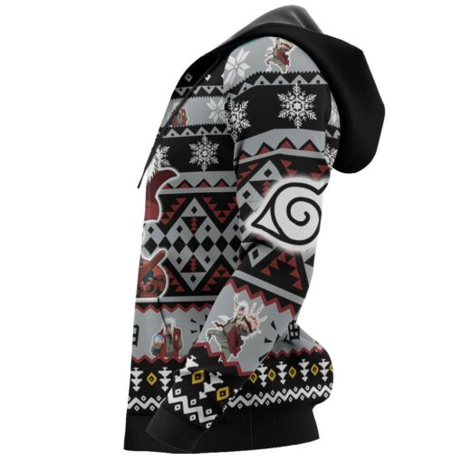 Jiraiya Ugly Christmas Sweater Custom Naruto Xmas Gifts Idea - 5 - GearAnime