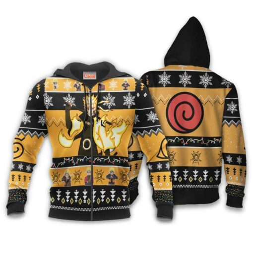 Naruto Bijuu Ugly Christmas Sweater Custom Naruto Xmas Gifts Idea - 2 - GearAnime