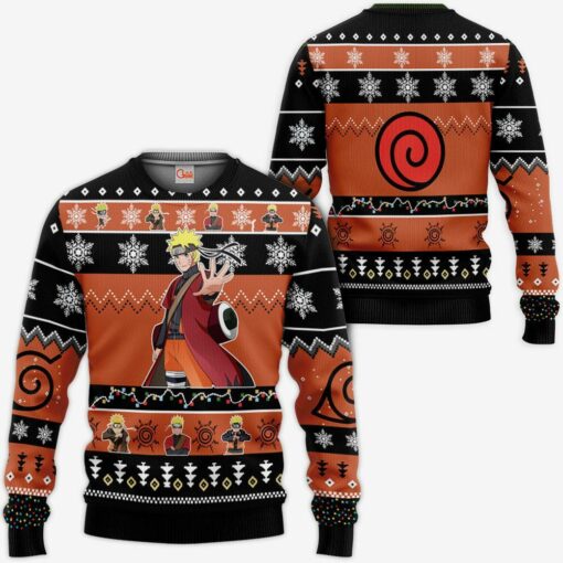 Naruto Sage Ugly Christmas Sweater Naruto Xmas Gifts Idea - 1 - GearAnime