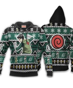 Rock Lee Ugly Christmas Sweater Custom Naruto Xmas Gifts Idea - 3 - GearAnime