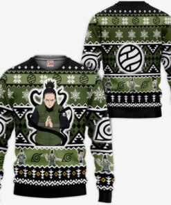 Shikamaru Ugly Christmas Sweater Custom Naruto Xmas Gifts Idea - 1 - GearAnime