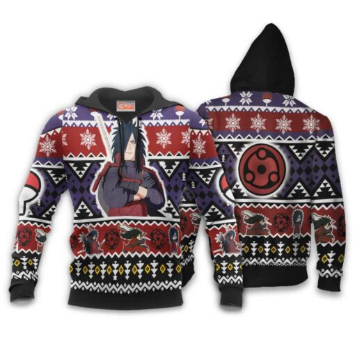 Uchiha Madara Christmas Sweater Custom Naruto Xmas Gifts Idea - 3 - GearAnime