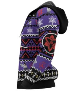 Uchiha Sasuke Ugly Christmas Sweater Custom Naruto Xmas Gifts Idea - 5 - GearAnime