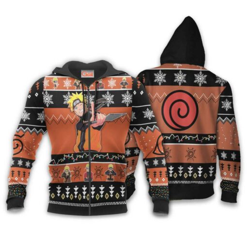 Uzumaki Naruto Ugly Christmas Sweater Naruto Xmas Gifts Idea - 2 - GearAnime