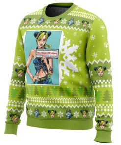 Jolyne Kujo Jojo’s Bizarre Adventure Christmas Sweater ST02 5
